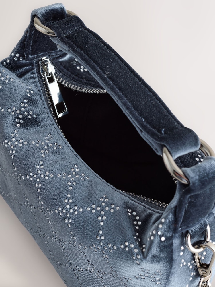 Grey Sparkle Mini Handheld Bag - Image 5 of 5