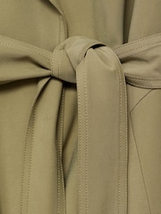 Mango Green Soft Belted Trench Coat - Image 6 of 6