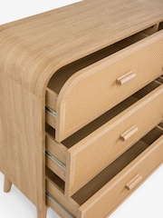 Rattan Felix Kids 6 Drawer Wide Chest of Drawers - Image 7 of 7