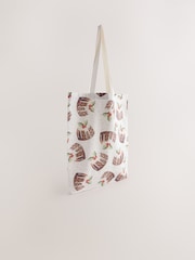 Print Christmas Pudding Shopper Bag - Image 3 of 5