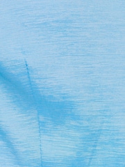 Adrianna Papell Blue Taffeta Shirt Dress - Image 6 of 6