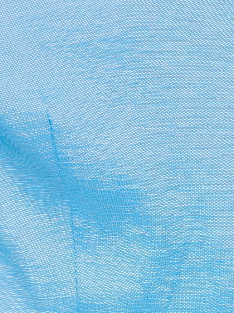 Adrianna Papell Blue Taffeta Shirt Dress - Image 6 of 6