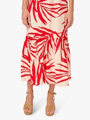 Adrianna By Adrianna Papell Red Printed Dress - Image 6 of 6