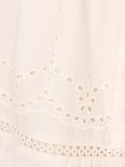 Adrianna By Adrianna Papell Short Eyelet White Dress - Image 4 of 7