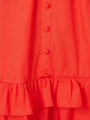 Adrianna By Adrianna Papell Pink Solid Tiered Dress - Image 3 of 6