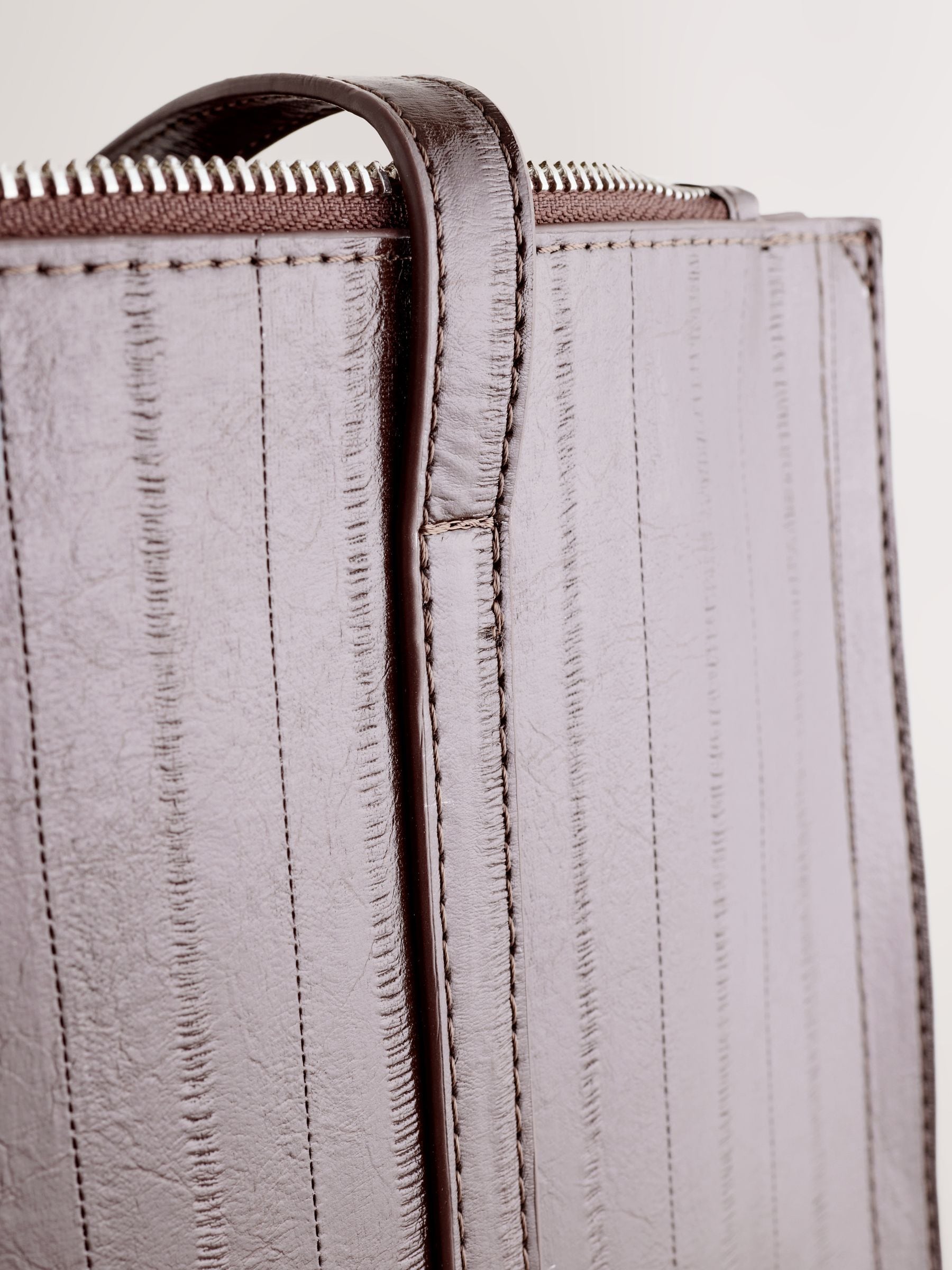 Buy Chocolate Brown Structured Tote Bag from Next USA