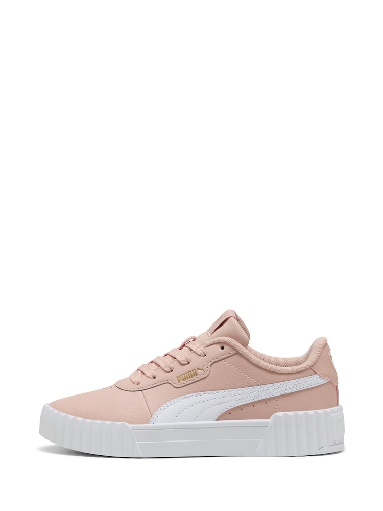 Puma Pink Kids Youth Carina 3.0 Sneakers - Image 2 of 6
