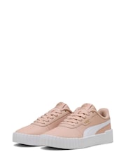Puma Pink Kids Youth Carina 3.0 Sneakers - Image 3 of 6