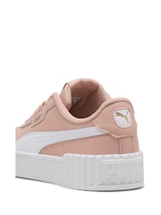 Puma Pink Kids Youth Carina 3.0 Sneakers - Image 6 of 6