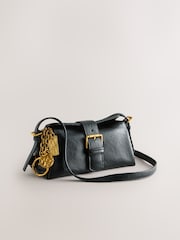 Black Charm Cross-Body Buckle Bag - Image 1 of 6