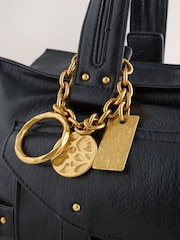 Black Charm Buckle Hand Held Bag - Image 4 of 5