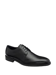 Lotus Black Lace-Up Formal Shoes - Image 1 of 4