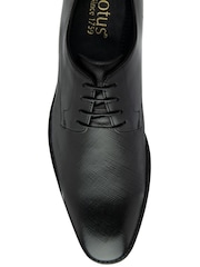 Lotus Black Lace-Up Formal Shoes - Image 4 of 4