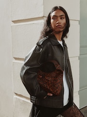 Animal Leopard Print Mini Hand Held Bag - Image 2 of 5