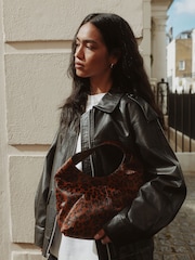 Animal Leopard Print Mini Hand Held Bag - Image 3 of 5