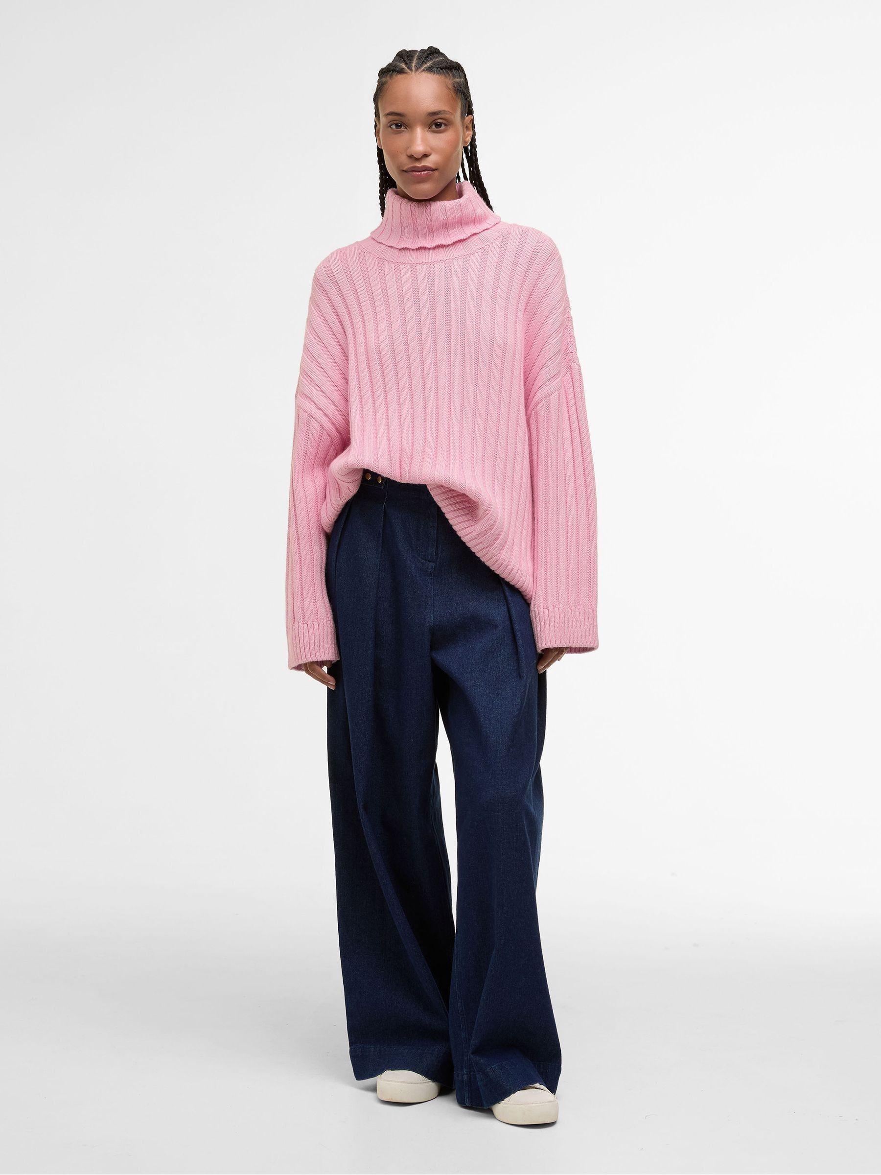 Buy Barbour Pink Maeve Knitted Jumper from the Next UK online shop