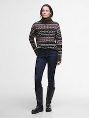 Barbour® Green Helen Knitted Jumper - Image 3 of 6