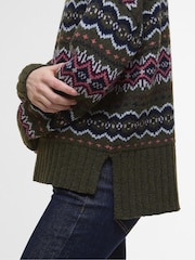 Barbour® Green Helen Knitted Jumper - Image 5 of 6