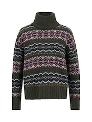 Barbour® Green Helen Knitted Jumper - Image 6 of 6