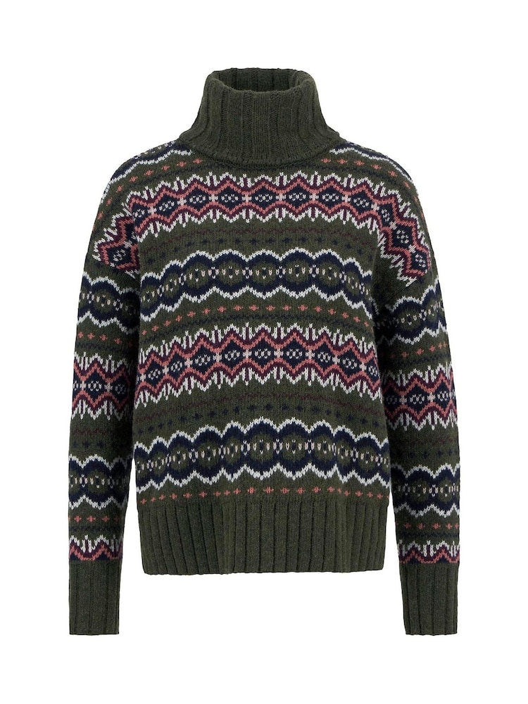 Barbour® Green Helen Knitted Jumper - Image 6 of 6