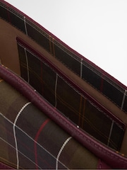 Barbour® Burgundy Rosa Suede & Leather Cross-Body Bag - Image 12 of 13