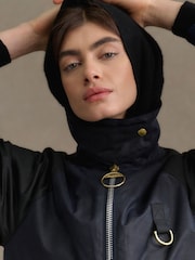 Barbour® Blue Kearton Wax Jacket - Image 2 of 11