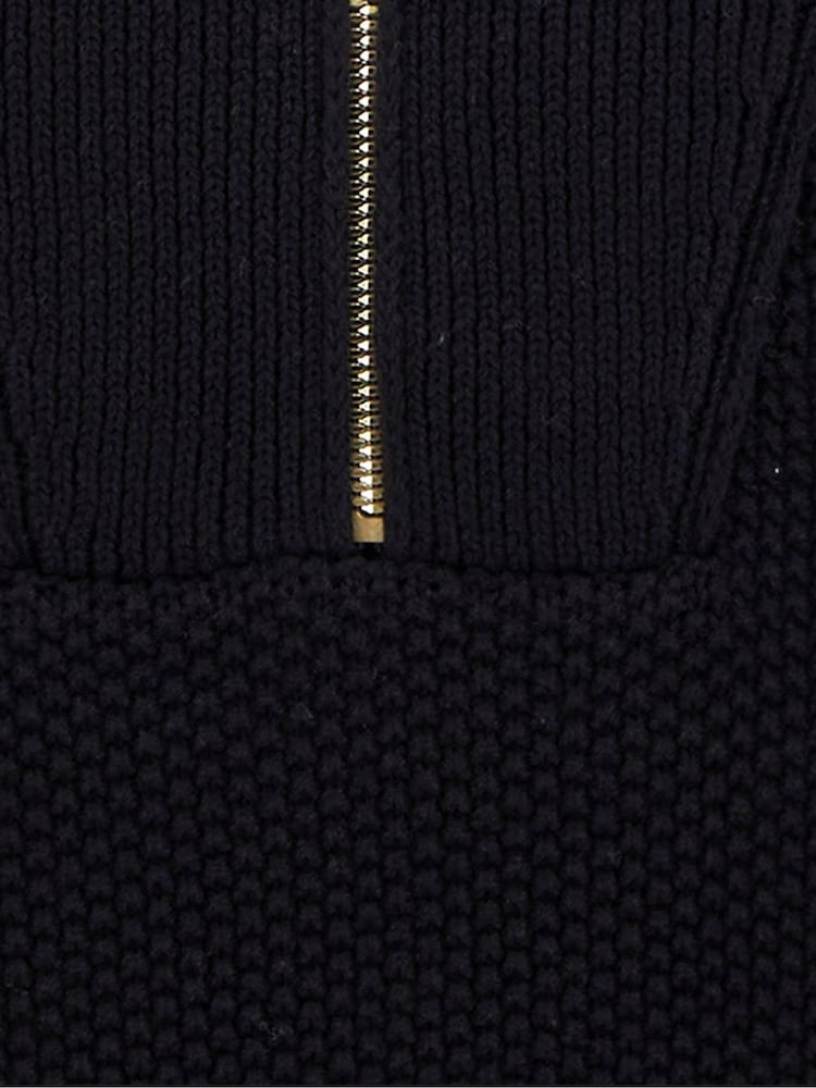 Barbour® International Black Rae Knitted Jumper - Image 7 of 7 Barbour® International Black Rae Knitted Jumper - Image 7 of 7