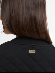 Barbour® International Black Katya Sweat Bomber Jacket - Image 5 of 7