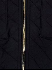 Barbour® International Black Katya Sweat Bomber Jacket - Image 7 of 7