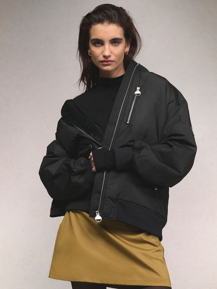 Barbour® International Black Kuala Showerproof Jacket - Image 1 of 12 Barbour® International Black Kuala Showerproof Jacket - Image 1 of 12