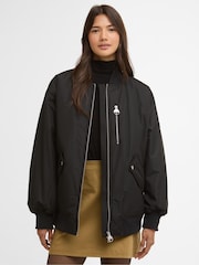 Barbour® International Black Kuala Showerproof Jacket - Image 5 of 12