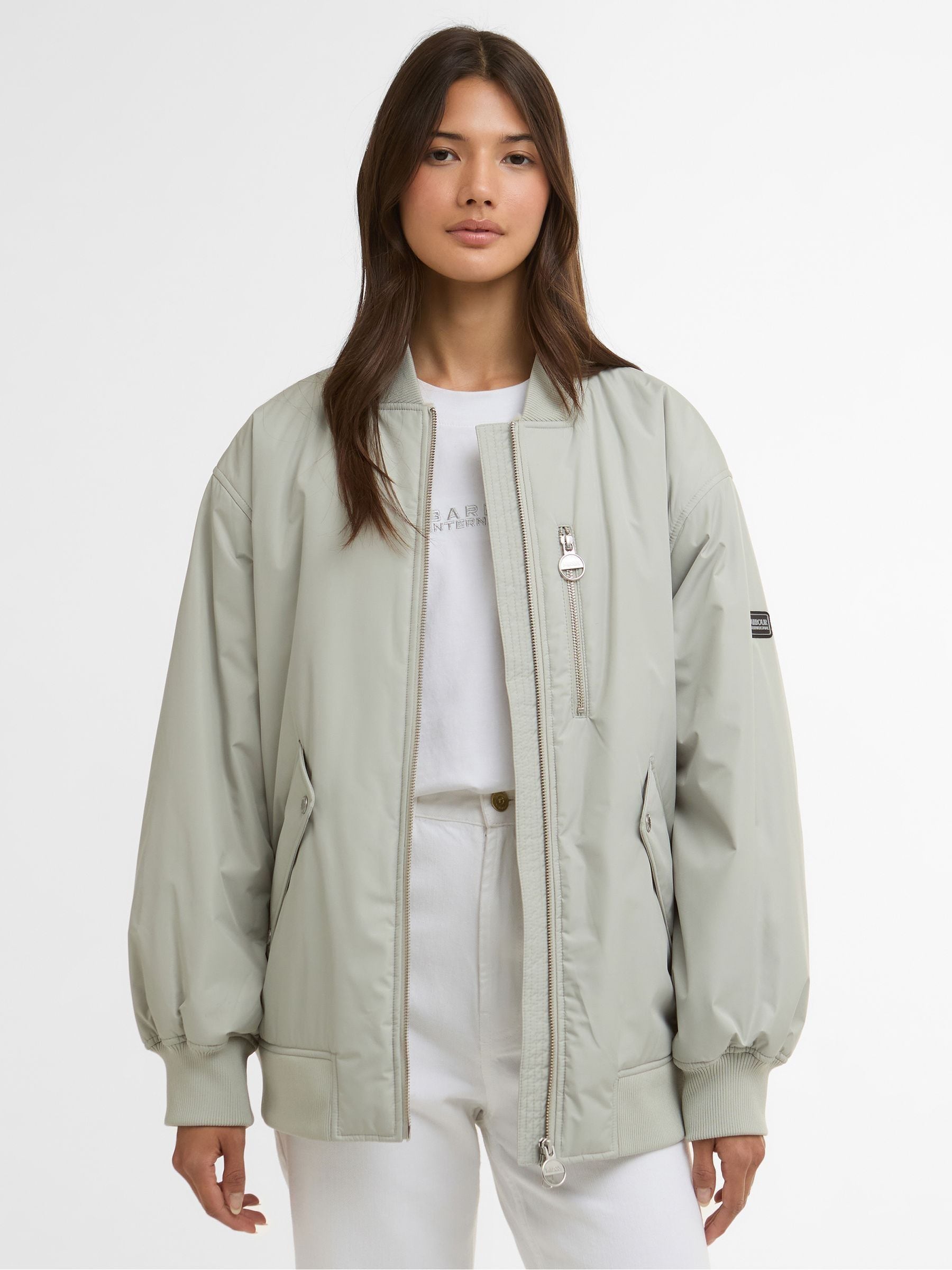 Buy Barbour® International Glacier Grey Kuala Showerproof Jacket