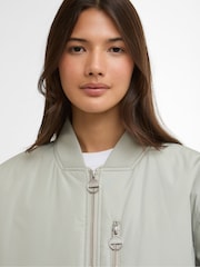 Barbour® International Glacier Grey Kuala Showerproof Jacket - Image 4 of 8