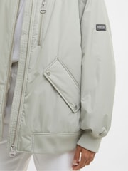 Barbour® International Glacier Grey Kuala Showerproof Jacket - Image 5 of 8