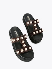 Carvela Gianna Black Sandals - Image 3 of 4