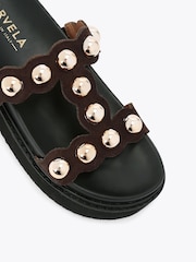 Carvela Gianna Black Sandals - Image 4 of 4