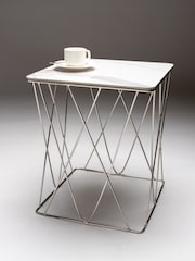 Centrepiece White Portofino Side Table - Image 3 of 4