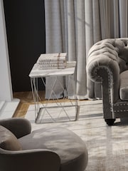 Centrepiece White Portofino Side Table - Image 4 of 4
