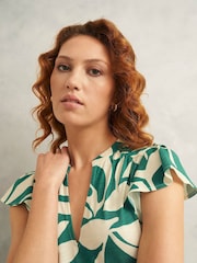Hobbs Green Petite Nadine Dress - Image 3 of 4