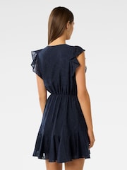 Forever New Blue Maxine Flutter Sleeves Mini Dress - Image 2 of 5