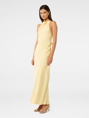 Vestido longo sem costas de cetim Audrey Forever New - Imagem 4 de 5
