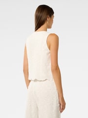 Forever New White Colette Broderie Top - Image 5 of 5
