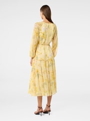 Forever New Gold Wendy Waist Tie Midi Dress - Image 2 of 4