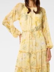 Forever New Gold Wendy Waist Tie Midi Dress - Image 3 of 4