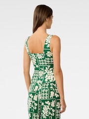 Forever New Green Miley Square Neck Waistcoat - Image 2 of 5
