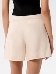 Forever New Natural Pure 100% Linen Lucinda Bermuda Shorts - Image 2 of 5
