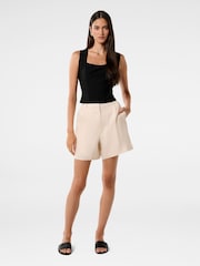 Forever New Natural Pure 100% Linen Lucinda Bermuda Shorts - Image 5 of 5