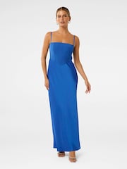 Forever New Blue Marli Petite Corset Maxi Dress - Image 5 of 5