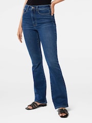 Forever New Blue Phoebe Skinny Flared Jeans - Image 4 of 5
