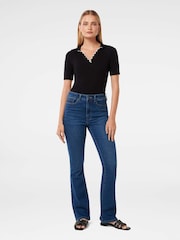 Forever New Blue Phoebe Skinny Flared Jeans - Image 5 of 5